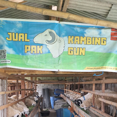 Banner Jual Kambing Pak Gun